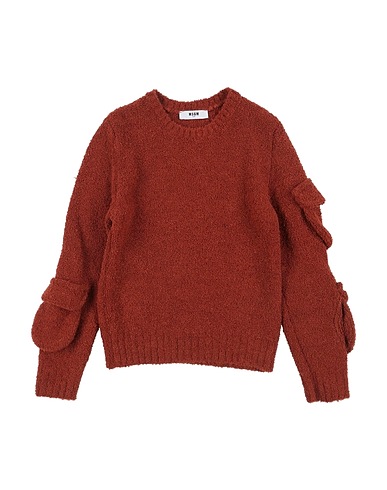 MSGM Jumper Brown 64% Polyacrylic, 20% Polyamide, 8% Viscose, 8% Wool