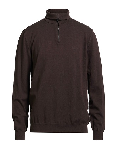 SALSA JEANS Jumper Dark brown 80% Cotton, 20% Polyamide
