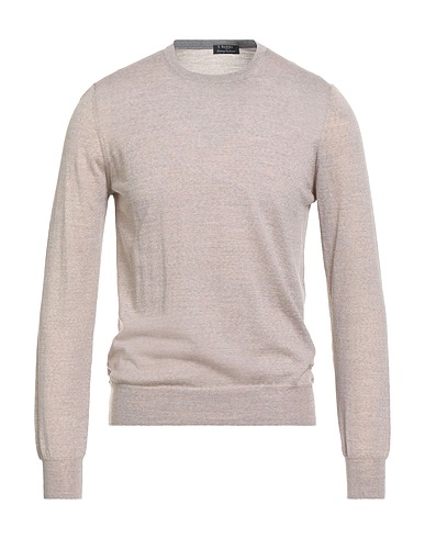 BARBA Napoli Sweater Taupe 100% Virgin Wool