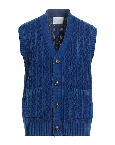 CIRCOLO 1901 Cardigan Blue 100% Virgin Wool