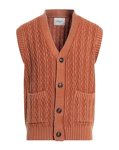 CIRCOLO 1901 Cardigan Cammello 100% Lana Vergine