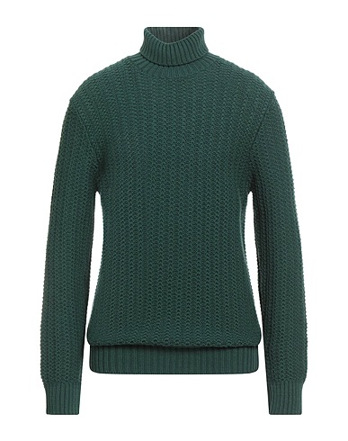 CIRCOLO 1901 Polo neck Dark green 100% Merino Wool