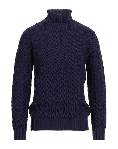 CIRCOLO 1901 Polo neck Dark purple 100% Merino Wool
