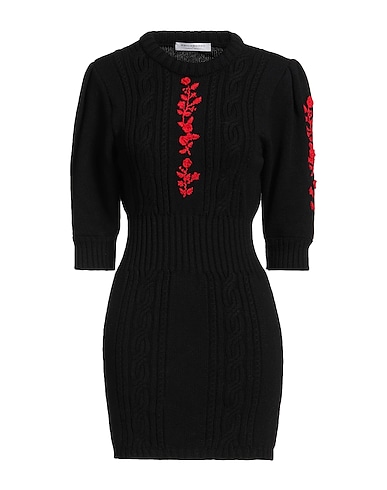 PHILOSOPHY di LORENZO SERAFINI Knit dress Black 100% Virgin Wool