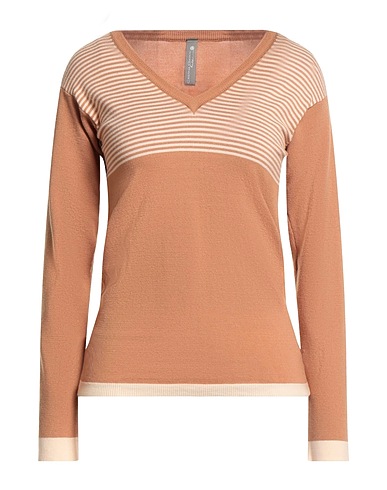 CRISTINA GAVIOLI Jumper Sand 90% Wool, 10% Elastane