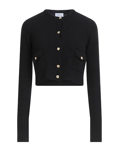 MARELLA Cardigan Black 78% Wool, 22% Polyamide