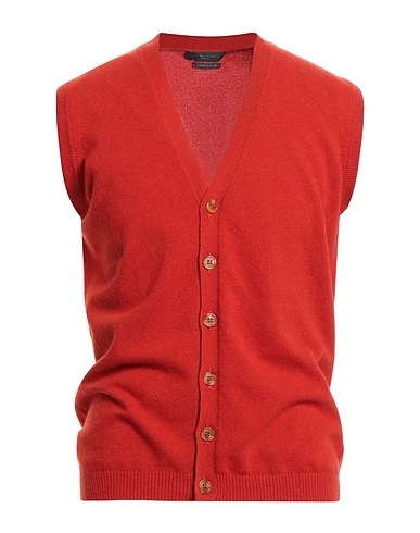 DANIELE FIESOLI Cardigan Ruggine 90% Lana, 10% Cachemire
