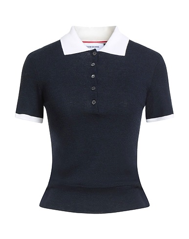 THOM BROWNE Jumper Midnight blue 100% Wool
