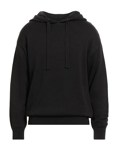 DISCLAIMER Pullover Nero 50% Cotone, 50% Acrilico