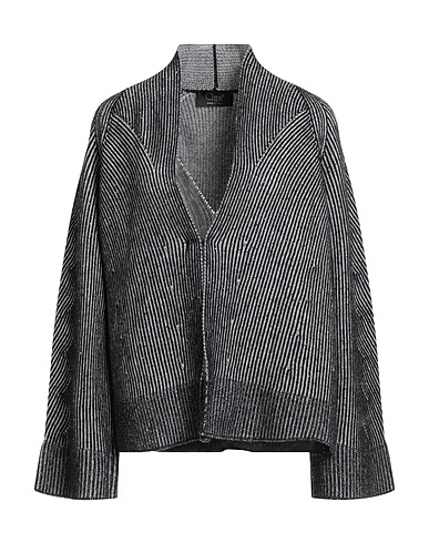 CLIPS Cardigan Black 100% Virgin Wool
