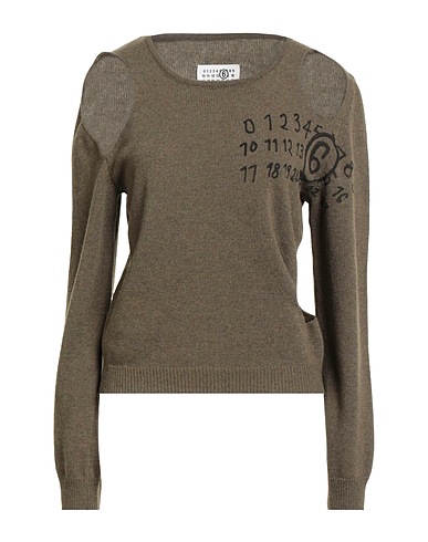 MM6 MAISON MARGIELA Jumper Military green 80% Wool, 20% Polyamide