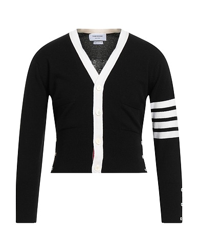 THOM BROWNE Cardigan Black 100% Cashmere