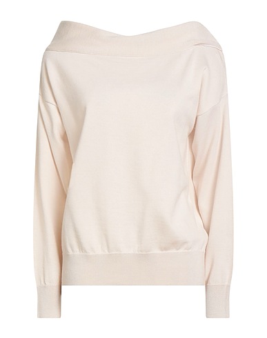 ALPHA STUDIO Pullover Beige 100% Wolle