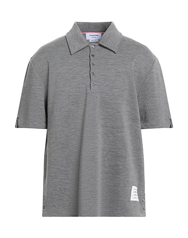 THOM BROWNE Jumper Grey 100% Virgin Wool