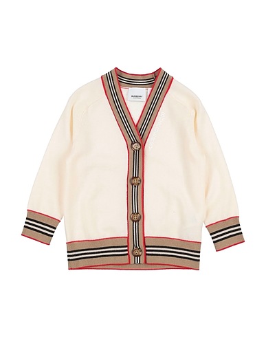 BURBERRY Cardigan Cream 100% Wool, Polyamide, Elastane