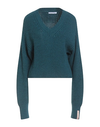 MAR DE MARGARITAS Sweater Deep teal 75% Acrylic, 10% Wool, 10% Viscose, 5% Alpaca wool