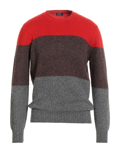 BARBA Napoli Pullover Rostrot 100% Schurwolle
