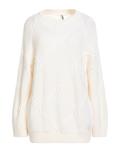 LIVIANA CONTI Sweater Ivory 100% Virgin Wool