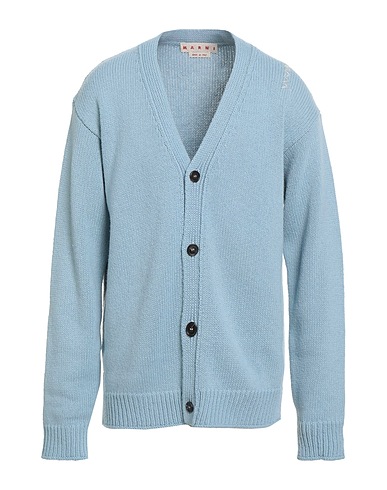MARNI Cardigan Sky blue 100% Virgin Wool
