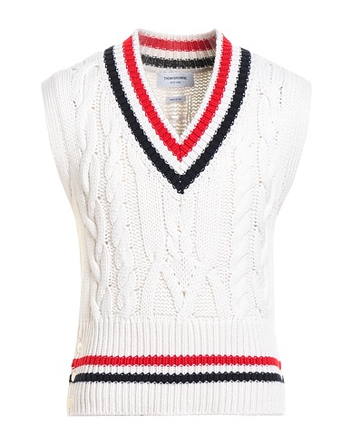THOM BROWNE Cashmere jumper Ivory 100% Cashmere