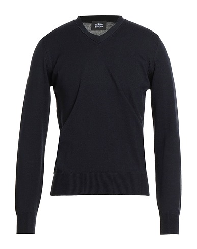 ALPHA STUDIO Sweater Midnight blue 100% Merino Wool
