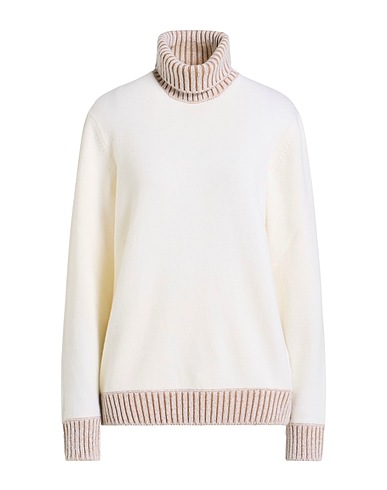 GRAN SASSO Polo neck Ivory 100% Virgin Wool