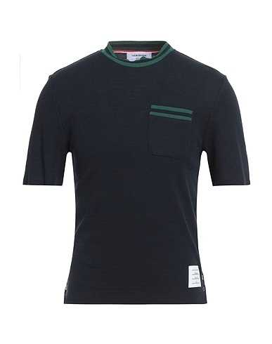 THOM BROWNE Jumper Midnight blue 100% Cotton