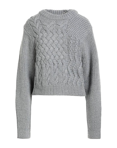 CECILIE BAHNSEN Jumper Grey 100% Merino Wool