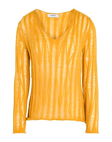 ALPHA STUDIO Jumper Marigold 50% Baby alpaca wool, 26% Recycled polyamide, 24% Polyamide