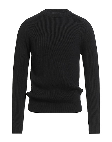 ALPHA STUDIO Jumper Black 100% Merino Wool