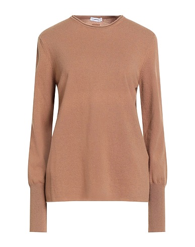 FERRAGAMO Μπλούζα από κασμίρ Καμηλό 100% Κασμίρι
