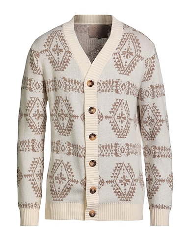 TOOCO Cardigan Off white 40% Viscose, 40% Polyamide, 10% Wool, 10% Cashmere