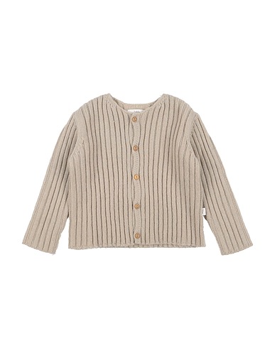 TEDDY & MINOU Cardigan Beige 80% Polyamide, 10% Wool, 5% Alpaca wool, 5% Mohair wool