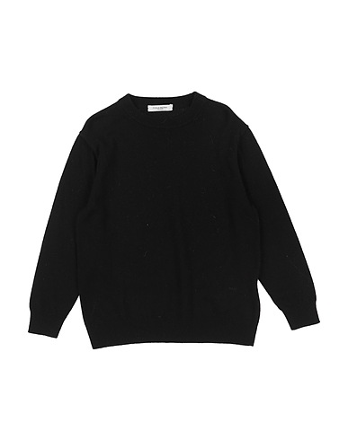 PAOLO PECORA Jumper Black 33% Viscose, 23% Nylon, 20% Cotton, 20% Metallic fiber, 4% Cashmere