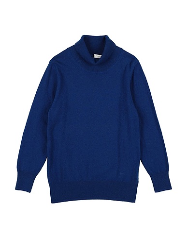 PAOLO PECORA Polo neck Bright blue 33% Viscose, 23% Nylon, 20% Cotton, 20% Wool, 4% Cashmere