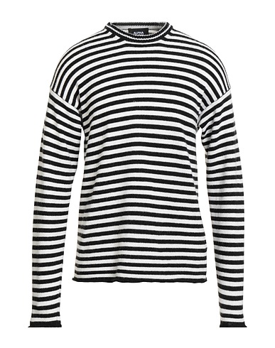 ALPHA STUDIO Jumper Black 40% Wool, 30% Viscose, 20% Polyamide, 10% Cashmere