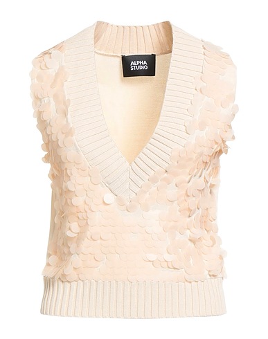 ALPHA STUDIO Jumper Ivory 65% Viscose, 35% Nylon
