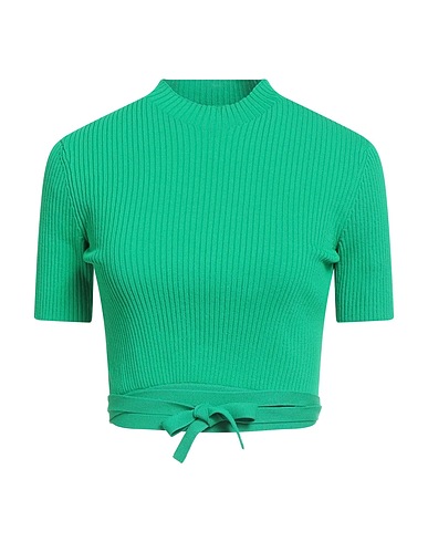 MAJE Sweater Emerald green 56% Viscose, 42% Polyamide, 2% Elastane