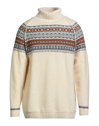 QB24 Polo neck Ivory 80% Wool, 20% Polyamide