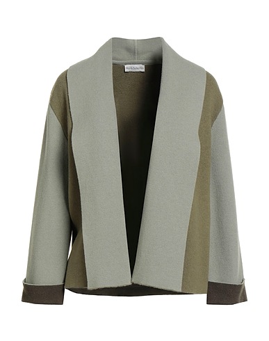 MARIA BELLENTANI Cardigan Military green 35% Polyamide, 30% Wool, 30% Viscose, 5% Cashmere