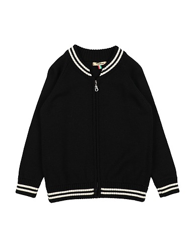 NUPKEET Strickjacke Schwarz 50% Wolle, 50% Acryl