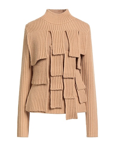JW ANDERSON Turtleneck Camel 52% Acrylic, 48% Wool