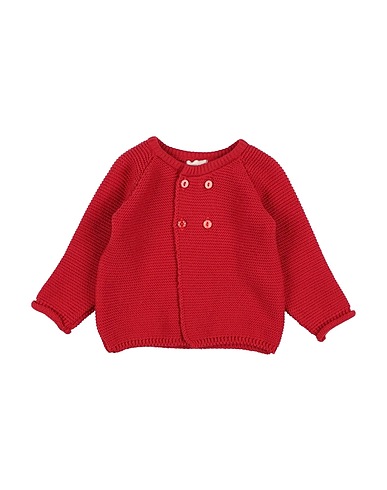 LALALÙ Strickjacke Rot 100% Baumwolle