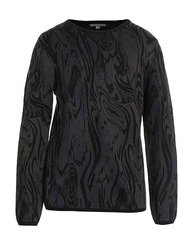 JOHN VARVATOS Pullover Verde scuro 91% Cotone organico, 6% Poliestere, 3% Altre Fibre