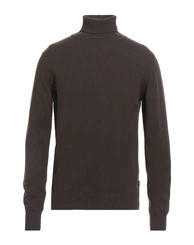 40WEFT Polo neck Dark brown 80% Wool, 20% Nylon