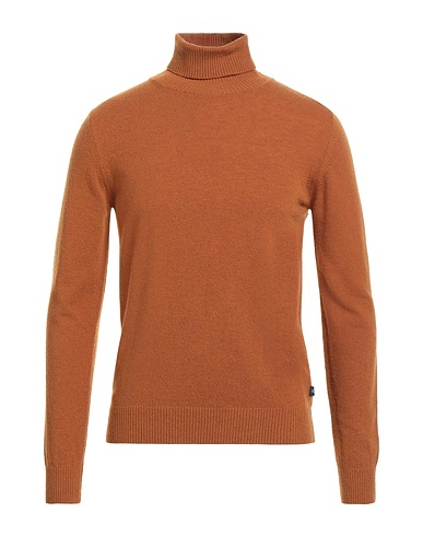 40WEFT Polo neck Brown 80% Wool, 20% Nylon