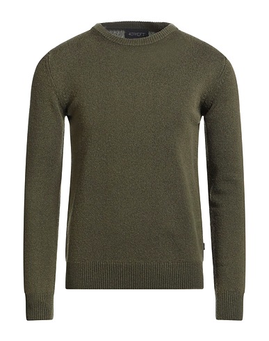 40WEFT Sweater Military green 80% Wool, 20% Nylon
