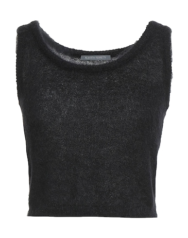 ALBERTA FERRETTI Jumper Black 50% Mohair wool, 32% Polyamide, 18% Virgin Wool, Elastane