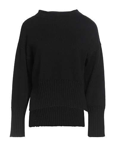 ALPHA STUDIO Sweater Black 100% Merino Wool