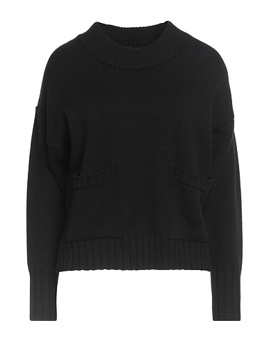 ALPHA STUDIO Sweater Black 100% Merino Wool